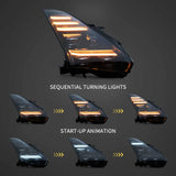 Upgrade Projector Headlights for Nissan GT-R 08-23 LED Ambient Light Vland