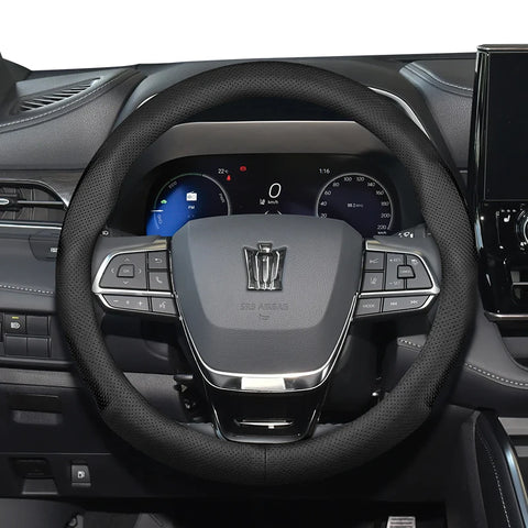 Ultra-Thin Leather Steering Wheel Cover for Toyota Crown Car Interior Accessory Hocasen