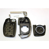 For Hyundai I10 I20 I40 IX35 Santa Fe Remote Fob RFC 3 Button Flip Key Case Car Key Shell Case 3 Button Case Car Key Shell Ca
