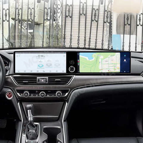 25-Inch Dual Screen Android Head Unit for Honda Accord 2018–2022 Android Head Unit Aotsr 4GB 64GB Eight Core