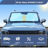 Window Glass Sunshade Visors for Chery Jetour T2 Car Interior Accessory HEBE