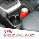 Toyota RAV4 2019 - 2022 Anti-Slip Shock-Absorbing Cup Holder Central Console Armrest Storage Box TPE Accessories