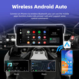 8.1 inch Wireless CarPlay Moto GPS Navigation Dashboard Android Head Unit EKIY