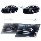 Vland Headlights With DRL for Dodge Charger 2015-2023 Headlight Assembly Vland