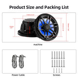 6.5 Inch Waterproof RGB Speaker for Marine Boats