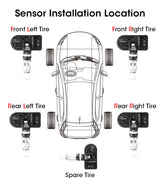 USB Wireless TPMS Tire Pressure Monitoring System for Android