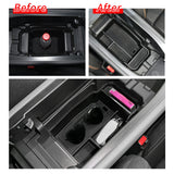 Smabee Armrest Storage Box for Mazda CX-50 Central Lower Layer Storage Tray Organizer Accessories Car Interior Accessory | An