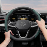 Segmented Leather Wheel Cover for VW Golf 7 Car Interior Accessory Hocasen