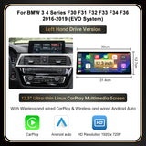 12.3-Inch Wireless CarPlay Display for BMW 3 4 Series F30