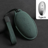 Suede Car Key Case Cover For Rising Auto R7 F7 ER6 Car Key Shell Accessories