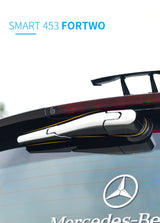 Chrome Rear Wiper Trim Cover for Smart 453 Car Interior Accessory GMUNI