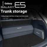For Geely EX5 Galaxy E5 2024 2025 2026 Trunk Storage Box Car Boot Organizer Side Container Rear Cargo Accessories Car Interio