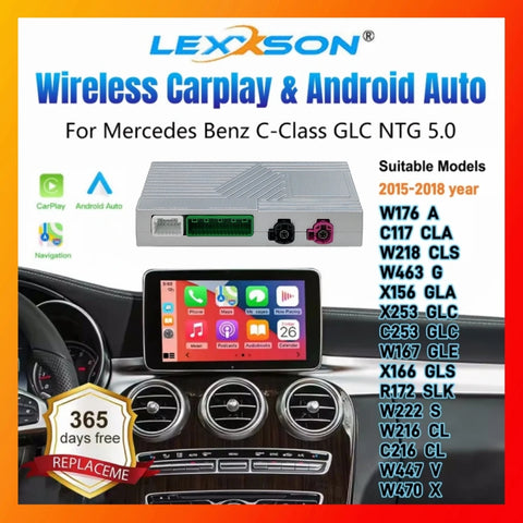 Wireless CarPlay Android Auto Retrofit for Mercedes C Class CarPlay Retrofit Module ANYFAR