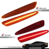 LED Side Marker Smoked Lens for Chevy Corvette C6 2005-2013 Car Interior Accessory iJDM