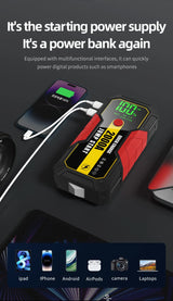 2000A 12V Car Jump Starter Portable Power Bank Battery Charger Emergency Car Booster for 8.0L Gas/7.0L Diesel 12V Car Jump St