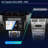 Android 13 Multimedia Player with GPS for Toyota Yaris 2005–2012 Android Head Unit JIUYIN