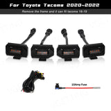4PCS Amber Grille Lights for Toyota Tacoma 2020-2022 LED Ambient Light MAGIC COLORM