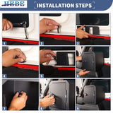 Secure Storage Box for Jeep Wrangler JL 4-Door 2024 Car Interior Accessory HEBE