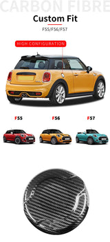 Carbon Fiber Fuel Cap Cover for Mini Cooper Car Interior Accessory GMUNI