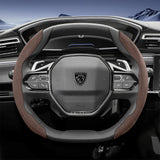 Sports Suede Steering Cover for Peugeot 208 3008