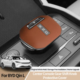 Leather Gear Shift Knob Cover for BYD Seal U 2025 Car Interior Accessory OEM