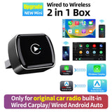 Wired to Wireless CarPlay Adapter for OEM Radio