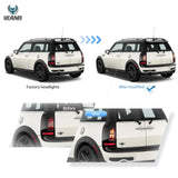Full LED Tail Lights for Mini Cooper Clubman 2007-2014 Car Interior Accessory Vland