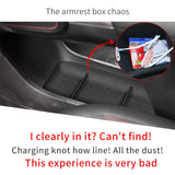 Smart #1 Smart 1 Center Console Storage Box Car Central Armrest Tray Organizer Container Interior Accessories Tidying Armrest