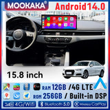 15.8-inch Android 14 Multimedia Player for Audi A4L A5 Android Head Unit Aotsr