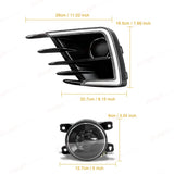 LED DRL Fog Light Set for Honda City 2020-2022 Car Interior Accessory OEM