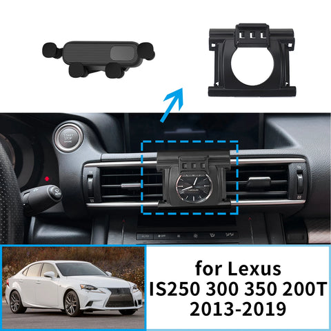 Wireless Charging Phone Mount for Lexus IS 2013–2019 Car Phone Holder CATUSIKI
