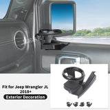 Front Door Cup Holder for Jeep Wrangler JL 2018-2024 Car Interior Accessory HEBE