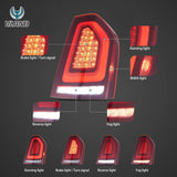 LED Tail Lights with Animation for Chrysler 300 2011 Car Interior Accessory Vland