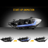 LED Headlights for Hyundai Elantra 2017-2018 Headlight Assembly Vland
