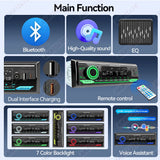 1 Din MP3 Bluetooth Player for Universal Vehicles Android Head Unit AKAMATE