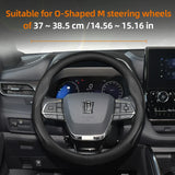 Ultra-Thin Leather Steering Wheel Cover for Toyota Crown
