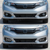 3-Function LED DRL Fog Lamps for Honda Fit 2018-2019 LED Ambient Light MAGIC COLORM
