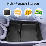 Leapmotor B10 2025 2026 Center Control Lower Storage Box Car Interior Accessories Organizer Tray Tidying TPE Under Seat Stora
