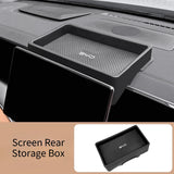 For BYD Song L DM-i Screen Rear Storage Box Central Control Armrest Box Silicone Organizer Tray Interior Accessories Car Inte