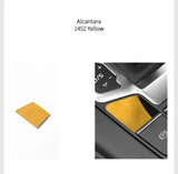 For Audi A5 F5 A4 S4 S5 B9 Sport 2016+ Handbrake Button Knob Trim Sticker Car Interior Accessories Made of Alcantara Car supplie