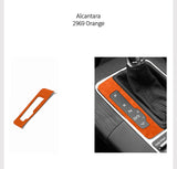For Audi 8V A3 S3 (2014-2019) Sport Gear Shift Cover Panel Trim Frame Stickers Made of Alcantara Car Interior Tuning Accessories