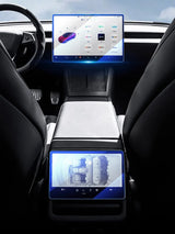 9H Tempered Glass Film for 2026 Tesla Model Y L 6 Seater Juniper Launch 16 inch Front Screen Rear Display Protector 2PCS Sets