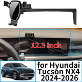 Smart Wireless Charging Phone Mount for Hyundai Tucson 2024–2026 Car Phone Holder CATUSIKI