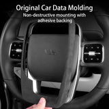Car Steering Wheel Decorative Frame Sticker Alcantara Steering Protection Sticker for LI Lixiang L7 L8 L9 Car Interior Access
