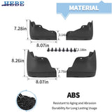 Mudguards ABS Splash Guards Chrysler 300C 2015-2024 Car Interior Accessory HEBE
