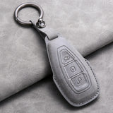 Car Key Cover For Ford Puma Grand C Max Focus Mondeo Kuga Fiesta Ecosport Transit Kuga Leather Car Key Case Cover Car Key Cov
