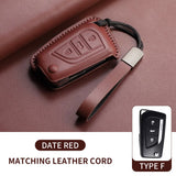 Genuine Leather Car Key Case Cover For Toyota Auris Verso Yaris Scion Aygo Corolla Reiz Avensis Rav4 Levin Camry
