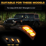 LED Light Fender Marker for Jeep Wrangler & Gladiator