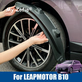 For Leapmotor B10 2025 2026 Car Mud Guard Rear Fender Antifreeze Mudguards Mudflaps Black Exterior Mudguard Accessories Mudgu