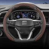 Seat Suede Snap-On Steering Wheel Cover Ibiza Leon